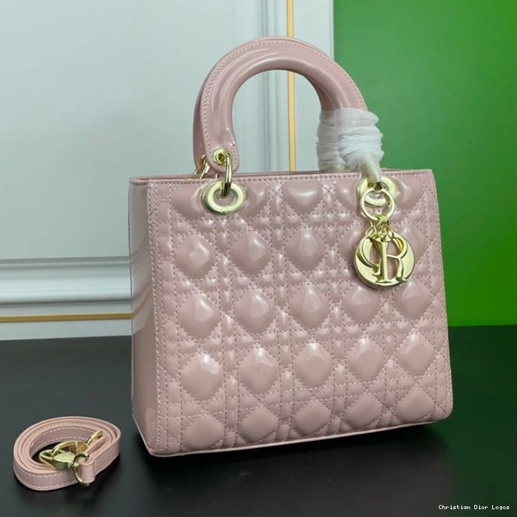 Cheap Lady Pink Patent Gold Dior Medium Bag Cannage Calfskin 0814 Luxury